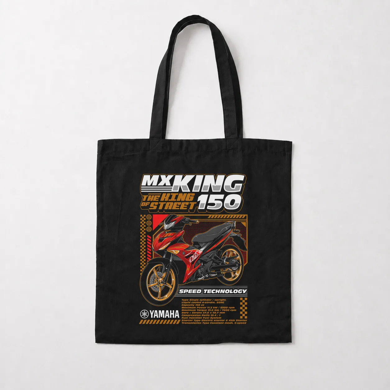 توت بگ یاماها طرح موتور MX King 150 کد 24387