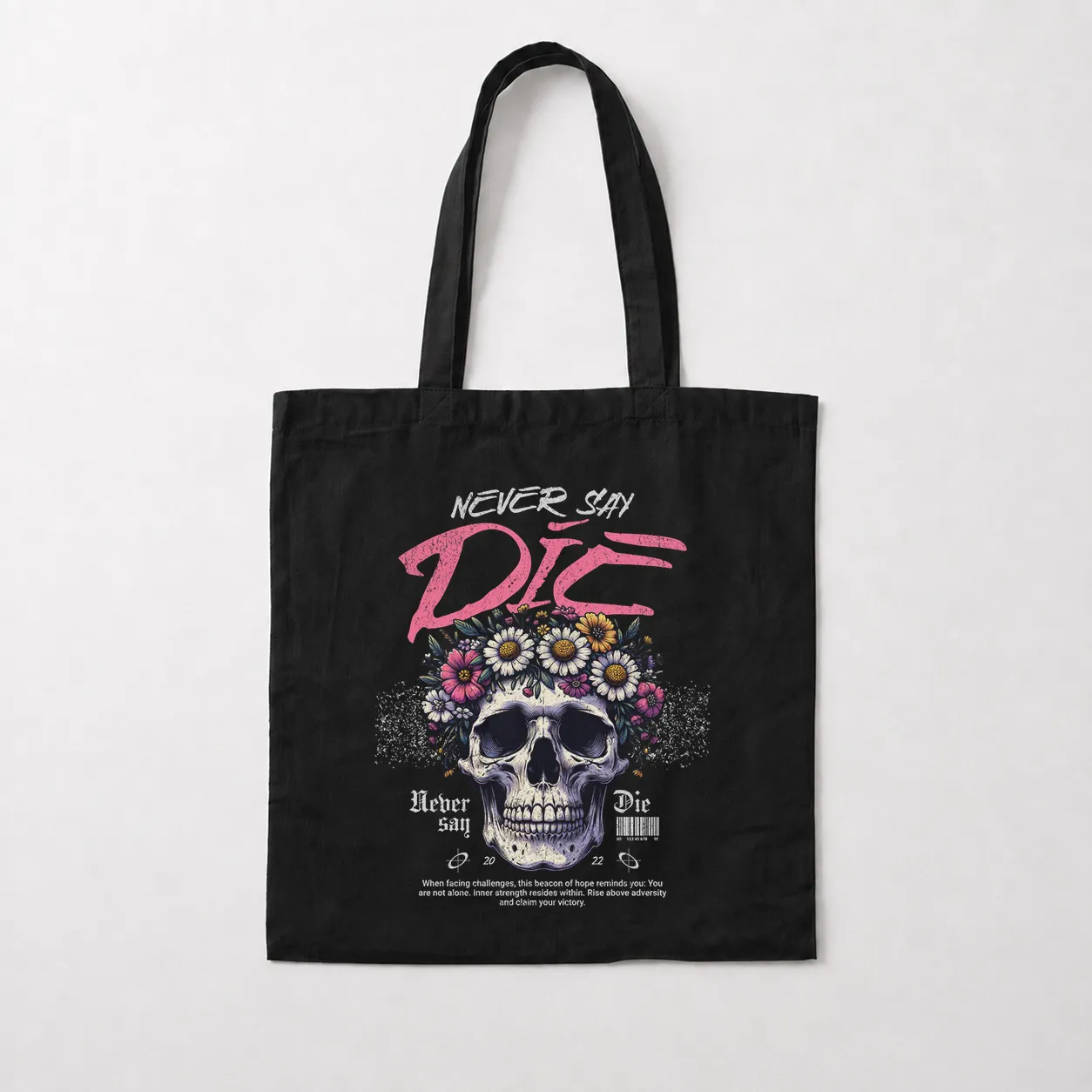 توت بگ جمجمه طرح Never Say Die کد 24646