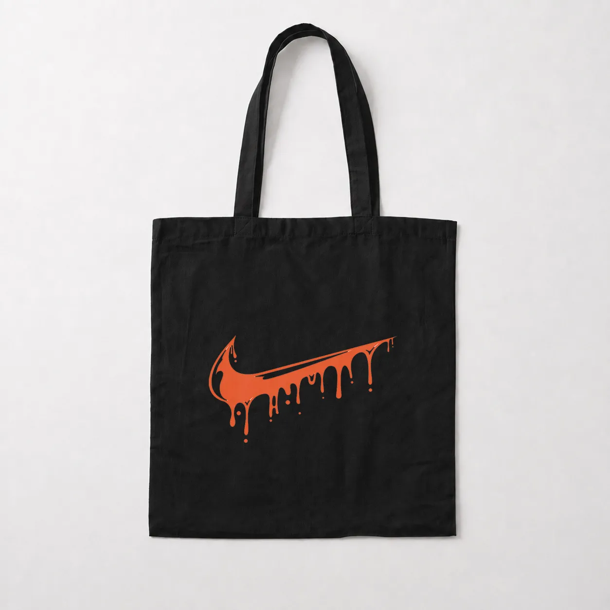توت بگ نایکی طرح لوگوی مایع نارنجی (Nike Drip) کد 24784