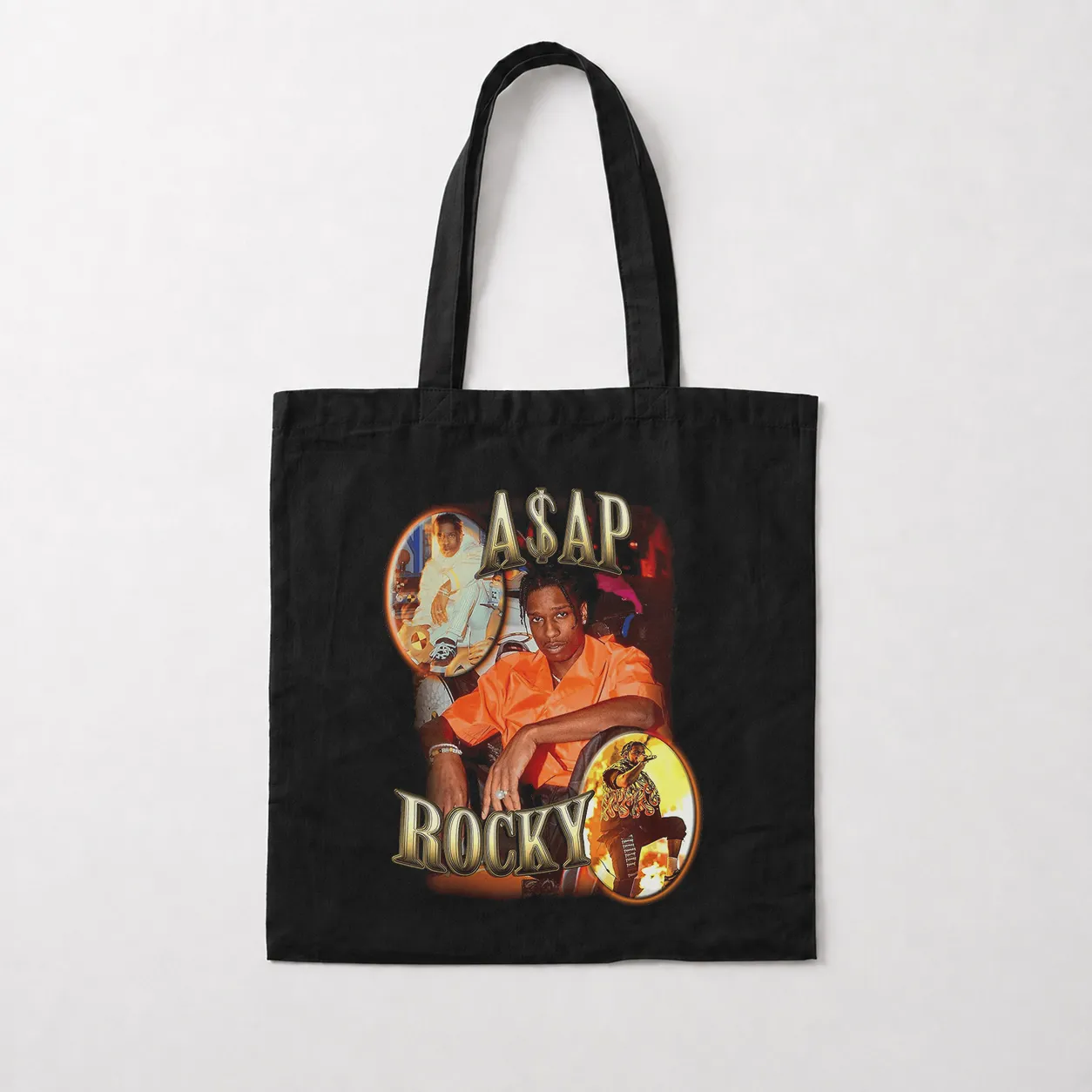 توت بگ ای‌سپ راکی طرح پرتره نارنجی (A$AP Rocky) کد 25107