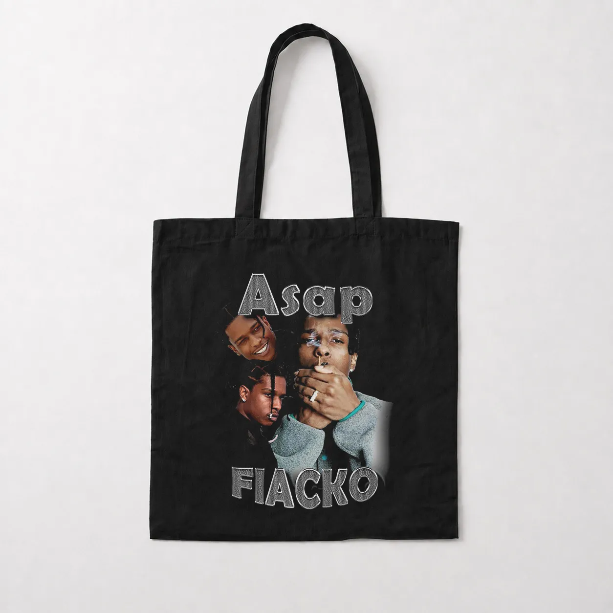 توت بگ ای‌سپ راکی طرح Pretty Flacko نقره‌ای (A$AP Rocky) کد 25108