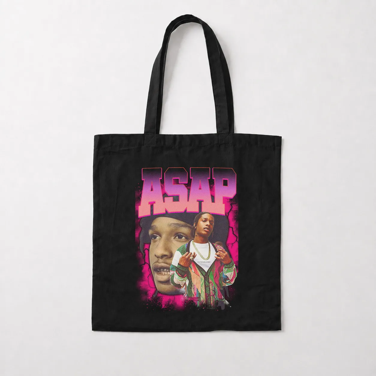 توت بگ ای‌سپ راکی طرح صورتی (A$AP Rocky) کد 25110