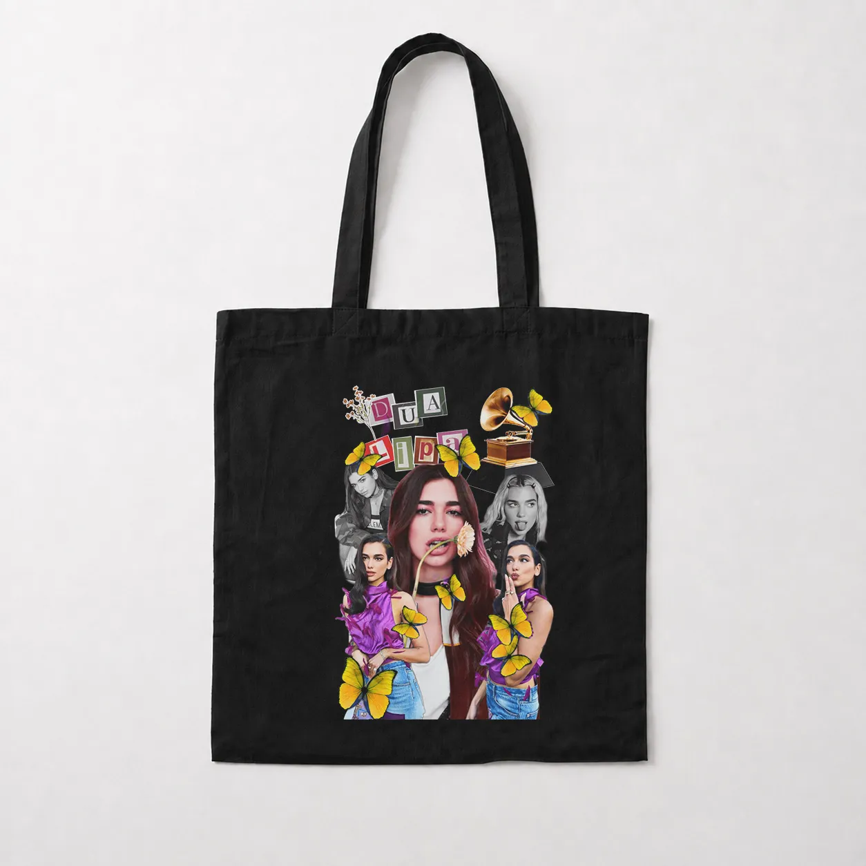 توت بگ دوآ لیپا طرح گل (Dua Lipa) کد 25125