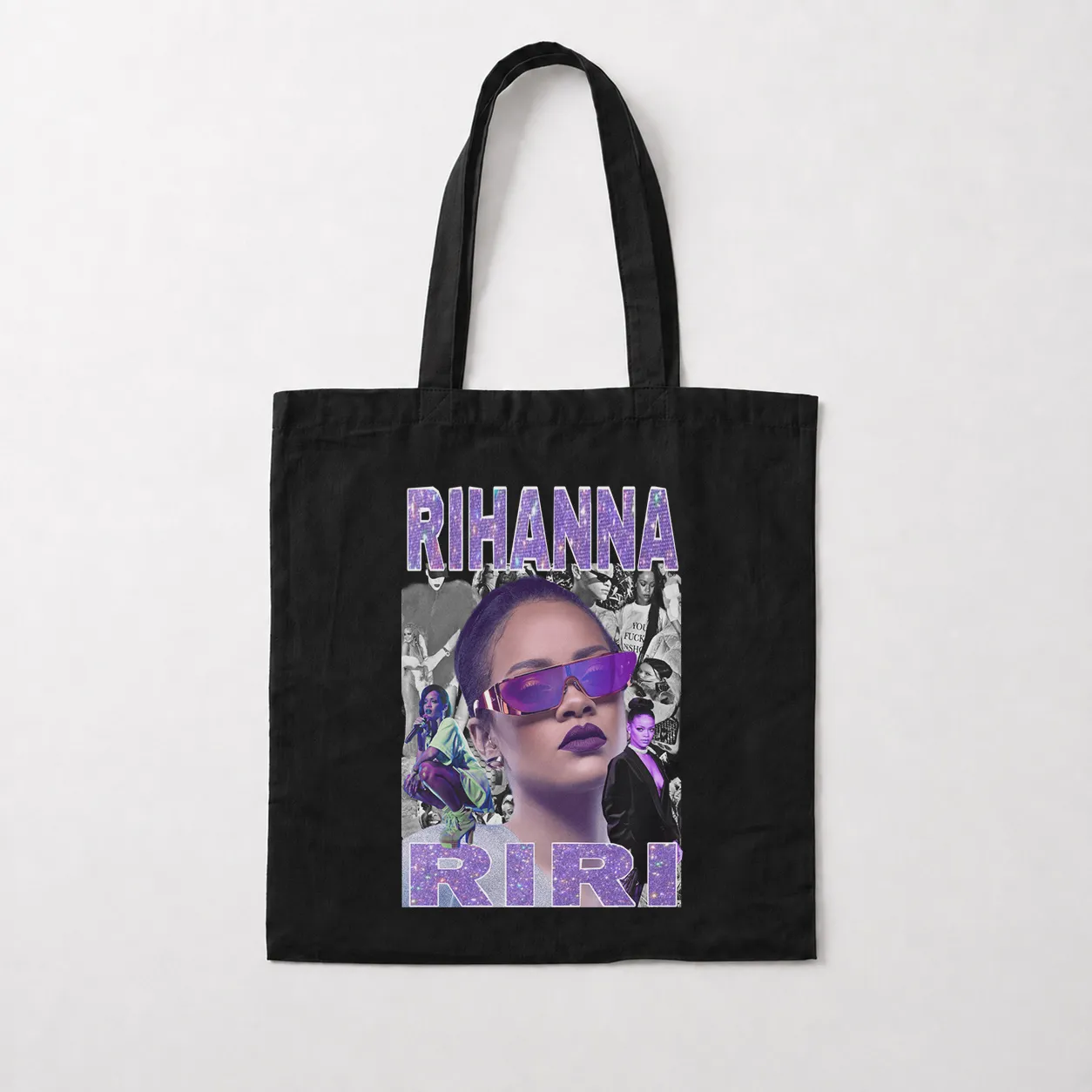 توت بگ ریحانا طرح RiRi بنفش (Rihanna) کد 25146