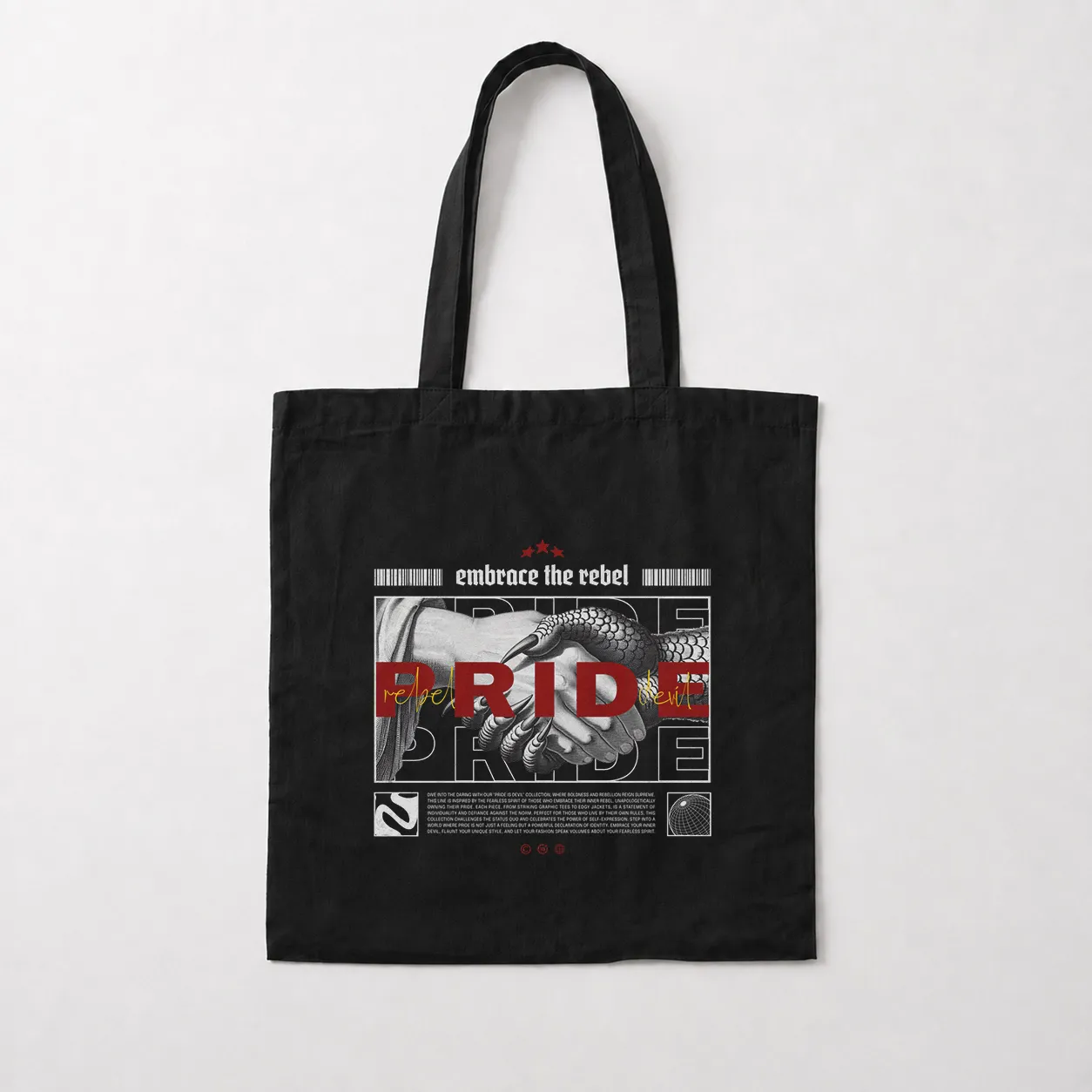 توت بگ طرح Embrace the Rebel Pride کد 26166