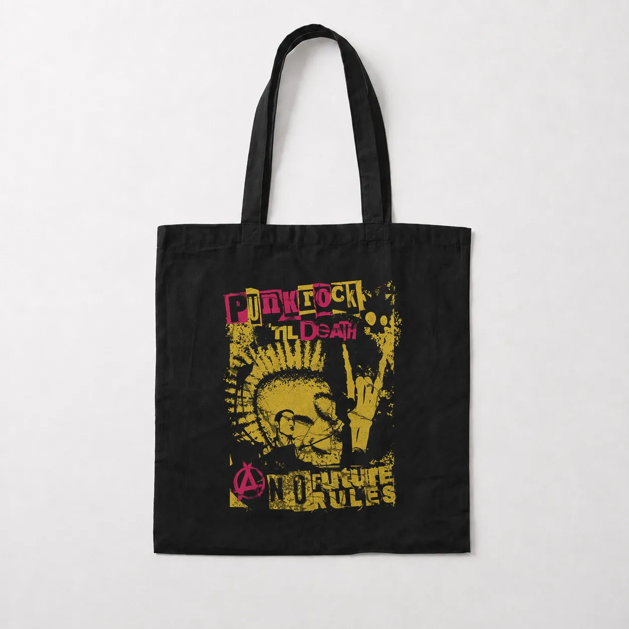 توت بگ جمجمه طرح Punk Rock Til Death کد 26225
