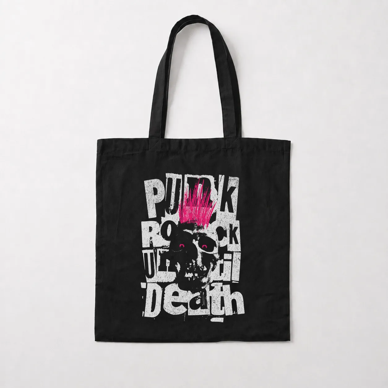 توت بگ جمجمه طرح Punk Rock Until Death کد 26226