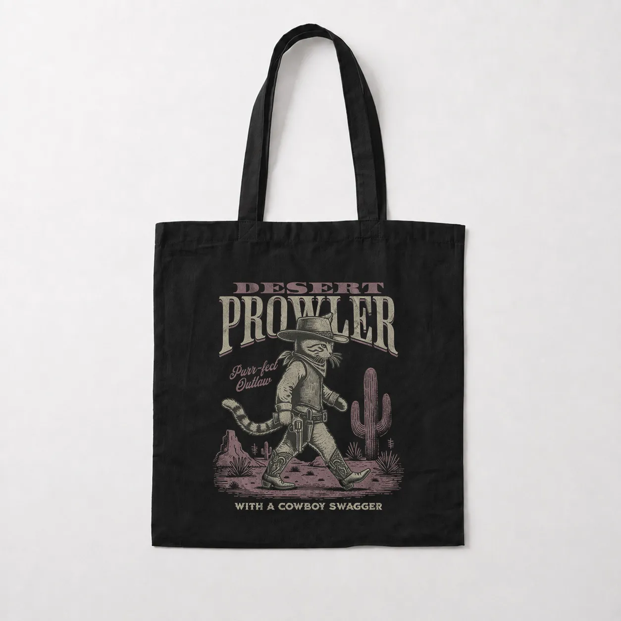 توت بگ گربه طرح کابوی (Desert Prowler) کد 26237