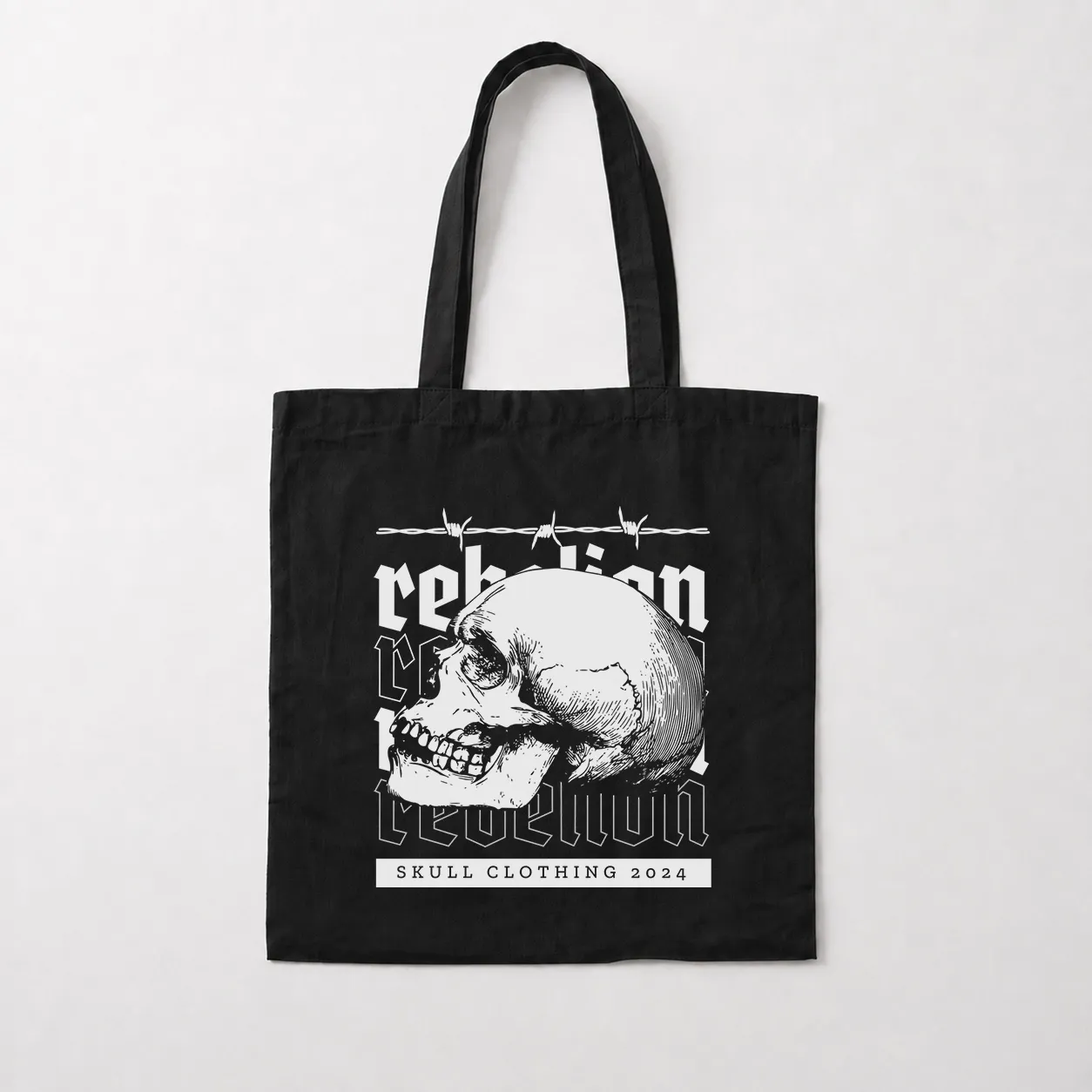 توت بگ جمجمه طرح Rebellion Skull Clothing کد 26397
