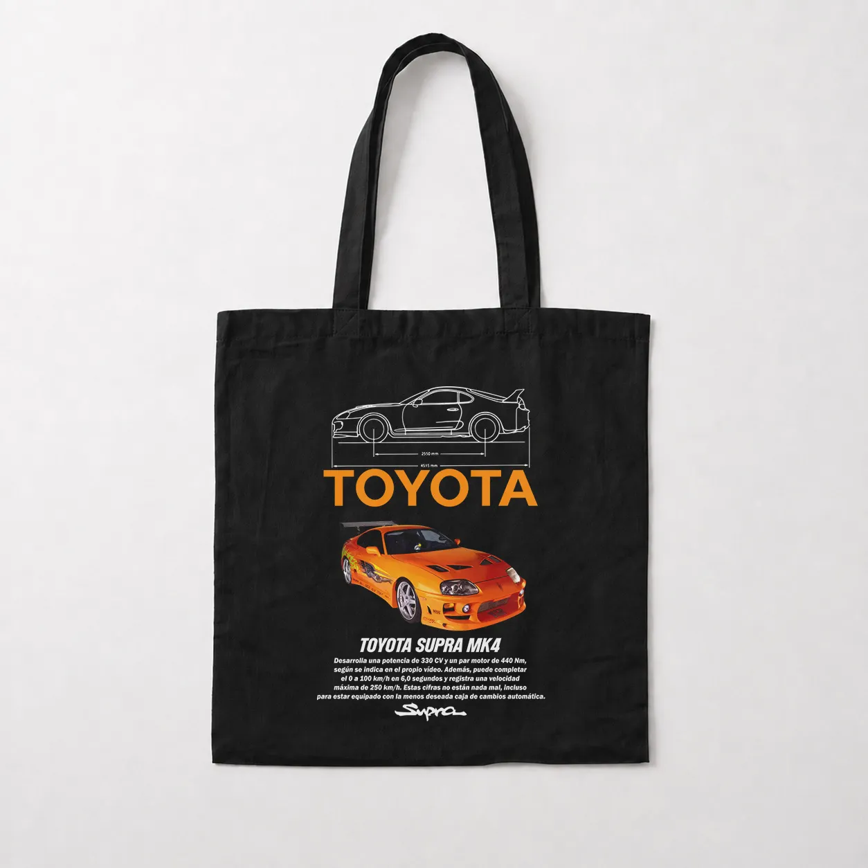 توت بگ تویوتا سوپرا طرح MK4 (Toyota Supra) کد 26413