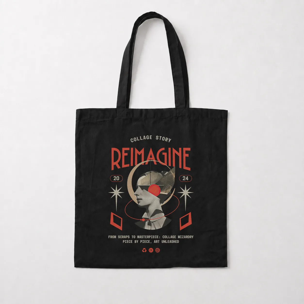 توت بگ هنری طرح Reimagine کد 26474