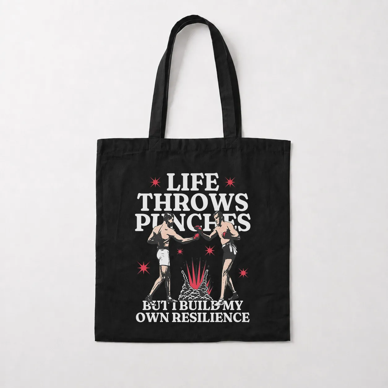 توت بگ بوکس انگیزشی طرح Life Throws Punches کد 26493