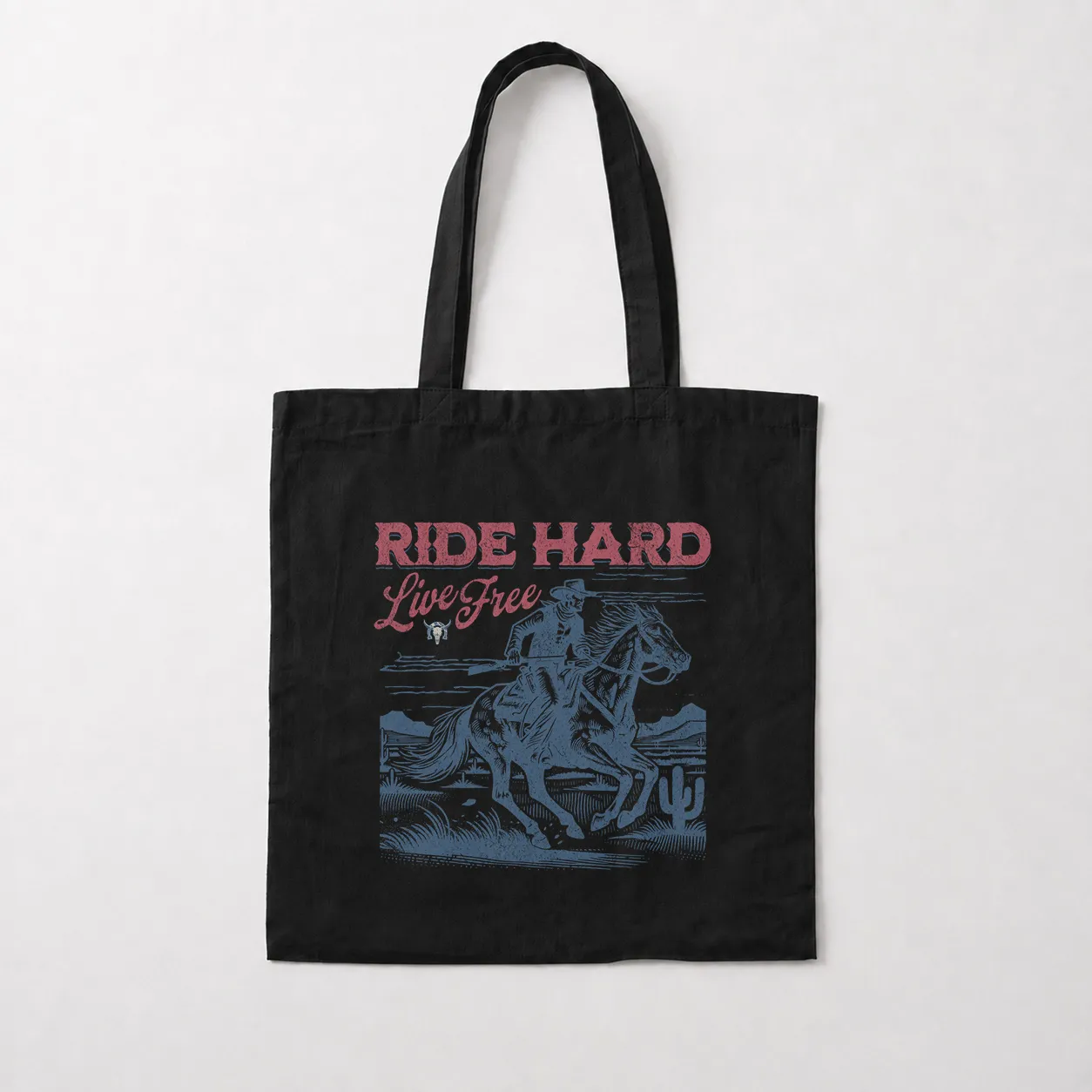 توت بگ وسترن طرح Ride Hard Live Free کد 26717