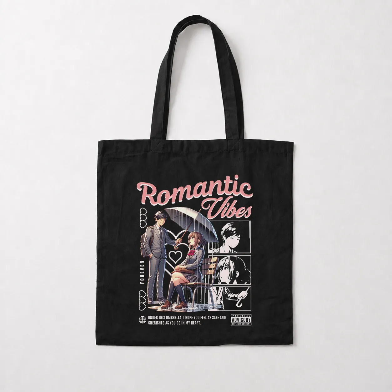 توت بگ انیمه طرح چتر عاشقانه Romantic Vibes کد 26861