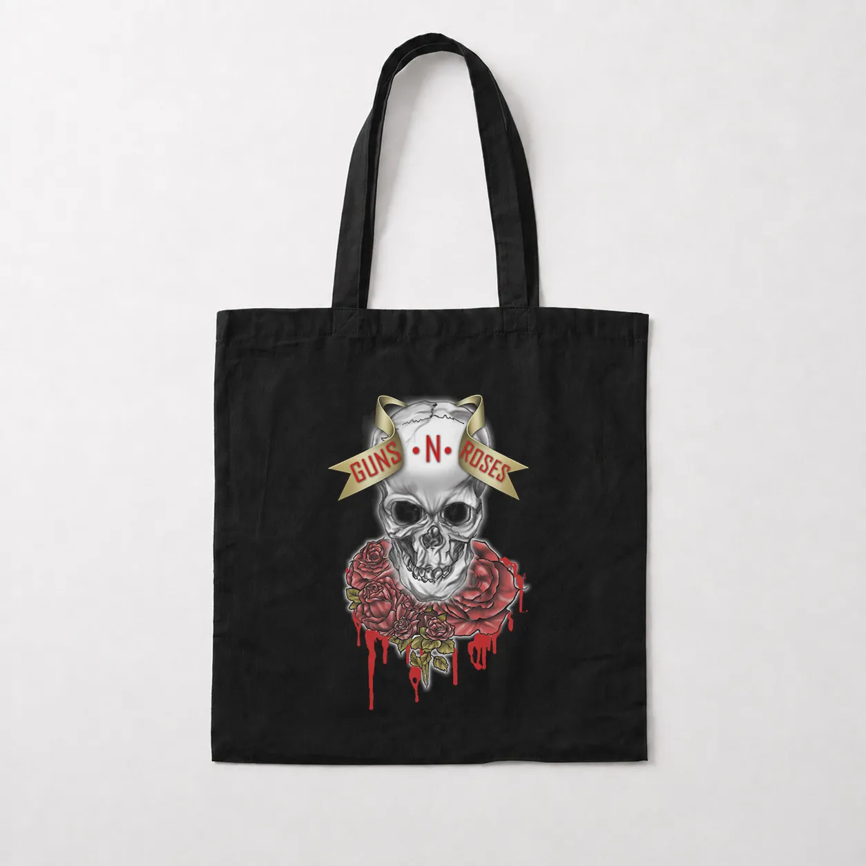توت بگ گانز اند رزز طرح جمجمه و گل رز (Guns N' Roses) کد 26894