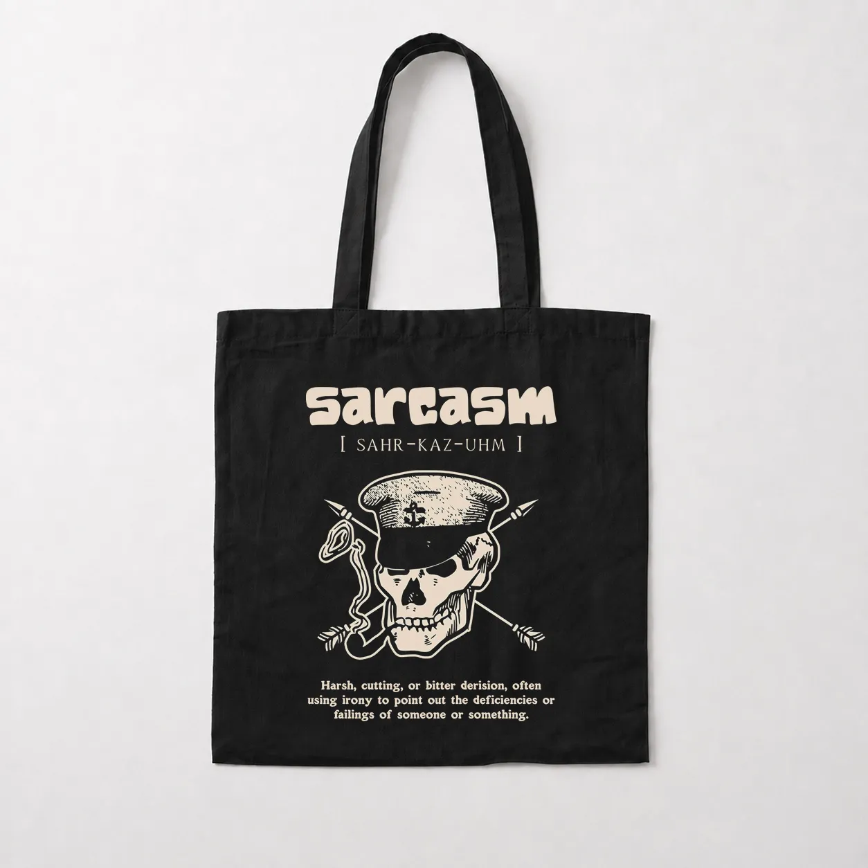 توت بگ جمجمه طرح Sarcasm ملوان کد 27095