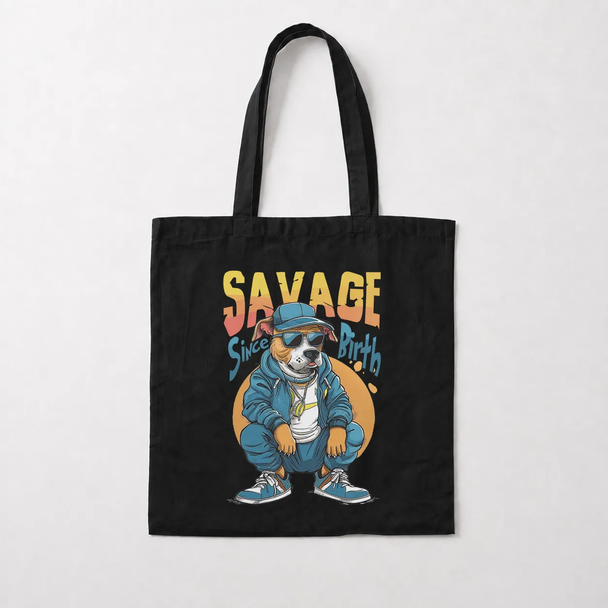 توت بگ سگ کارتونی طرح Savage Since Birth کد 27127