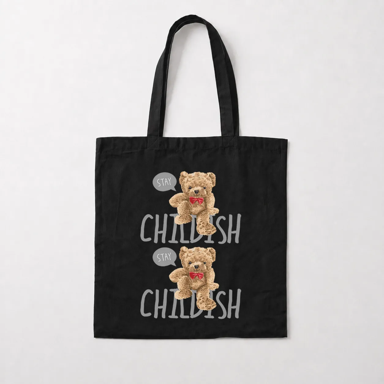 توت بگ خرس عروسکی طرح Stay Childish کد 27237