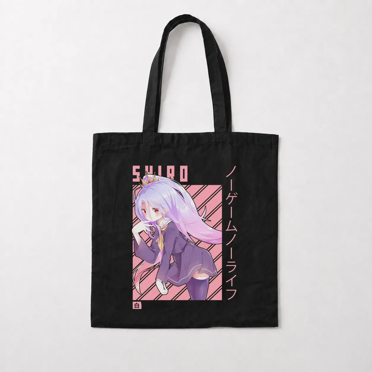 توت بگ انیمه No Game No Life طرح شیرو ایستاده (Shiro) کد 27443