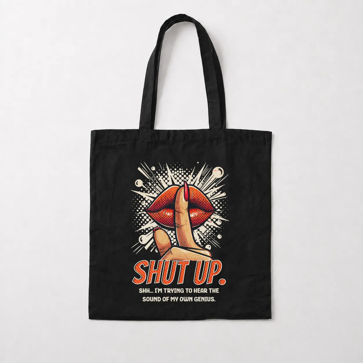 توت بگ تایپوگرافی Shut Up کد 27519