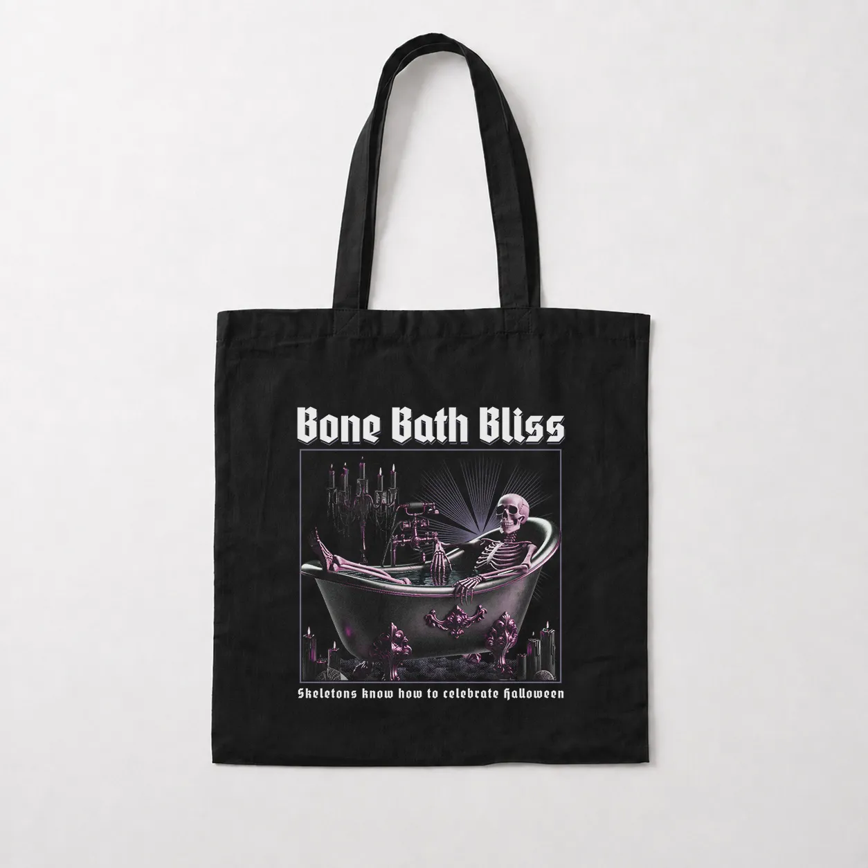 توت بگ اسکلت طرح Bone Bath Bliss کد 27594