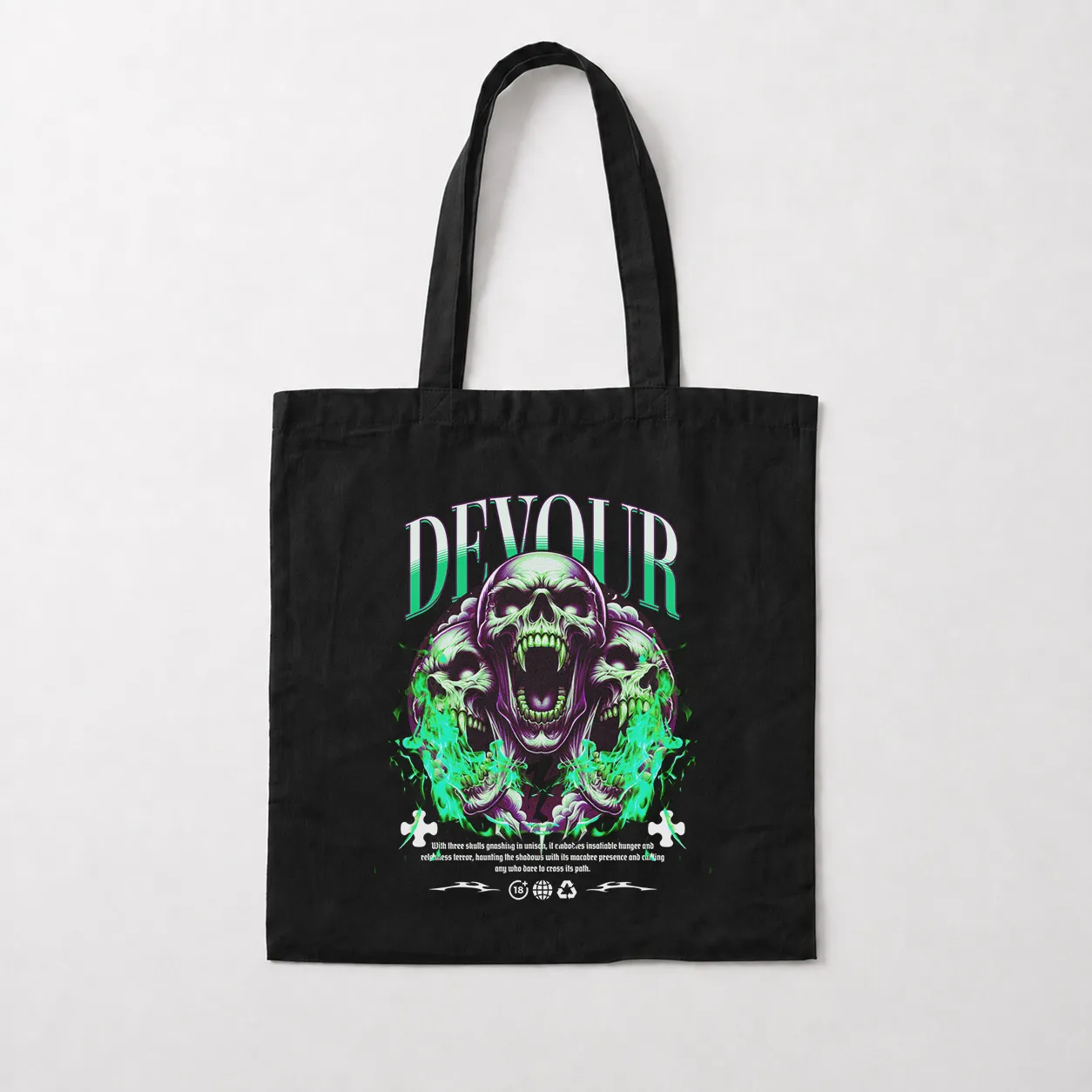 توت بگ جمجمه طرح Devour کد 27732