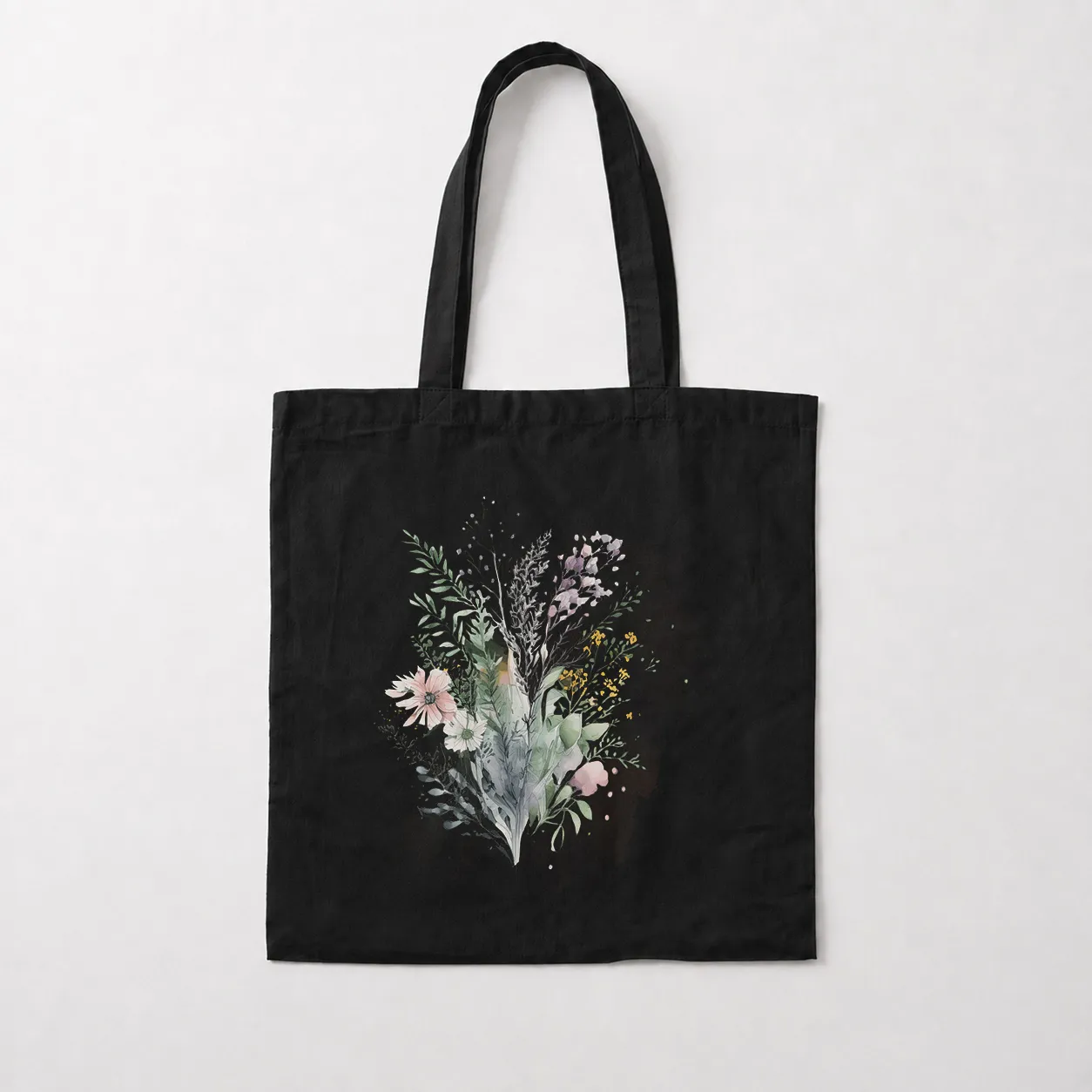 توت بگ دسته‌گل طرح آبرنگ کد 27975