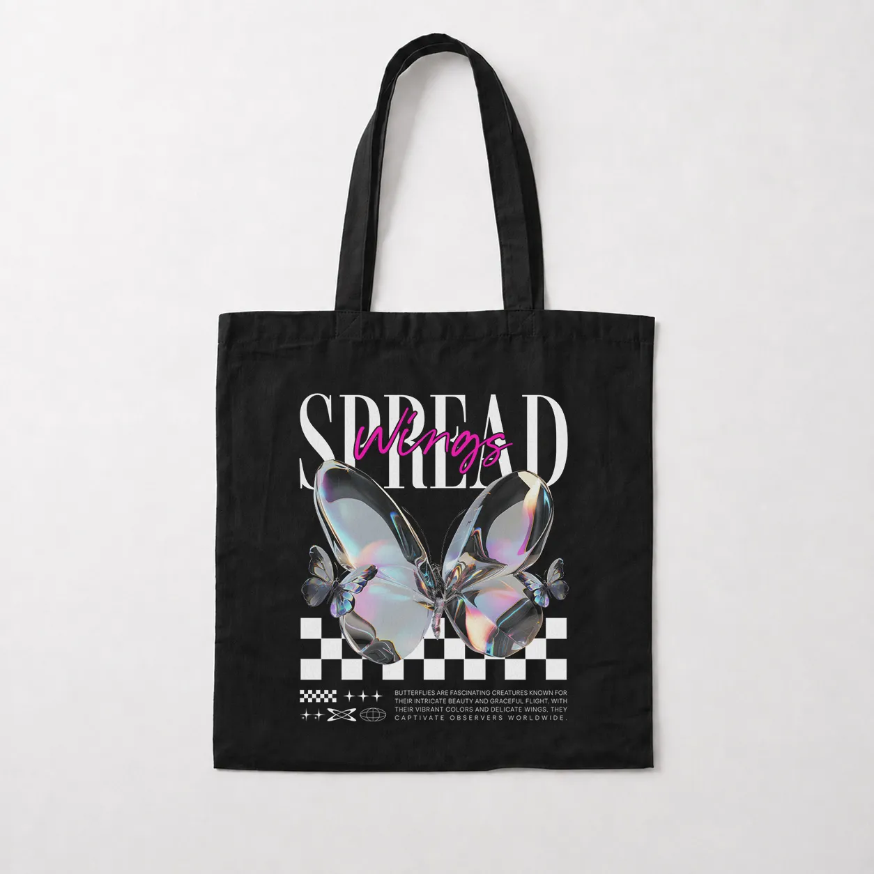 توت بگ پروانه طرح بال‌ها Spread Wings کد 28208