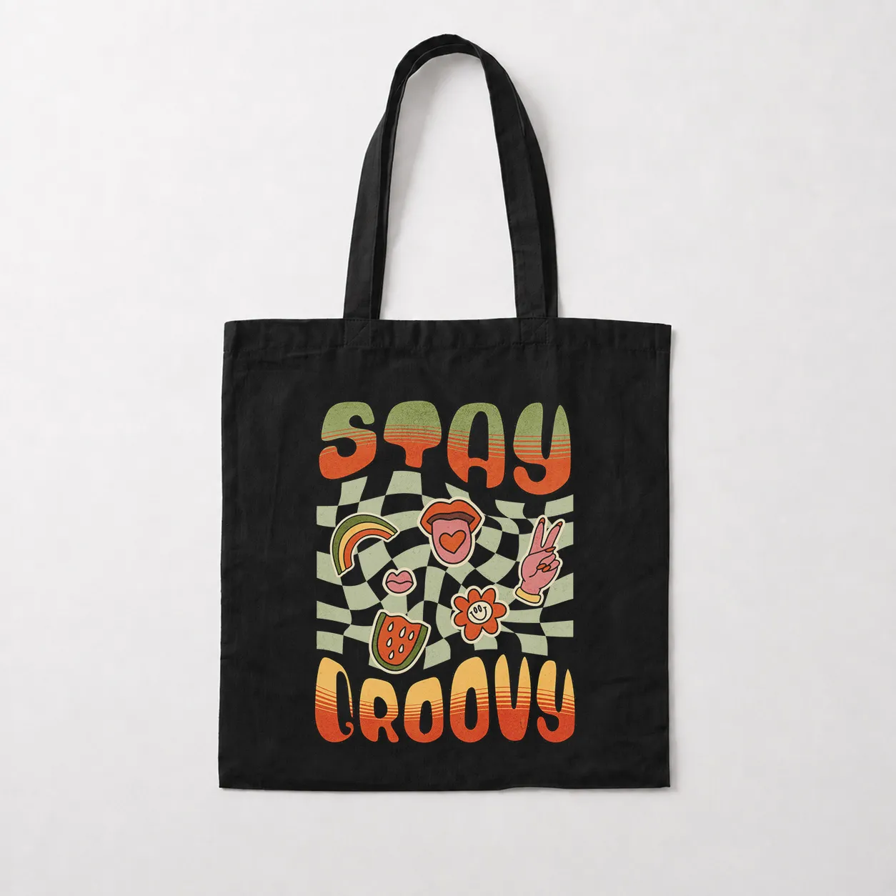 توت بگ رترو طرح Stay Groovy کد 28368