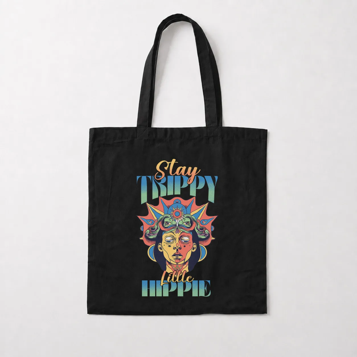 توت بگ سایکدلیک طرح Stay Trippy Little Hippie کد 28379
