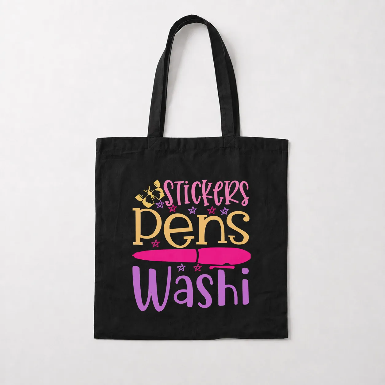 توت بگ طرح تایپوگرافی Stickers Pens Washi کد 28397