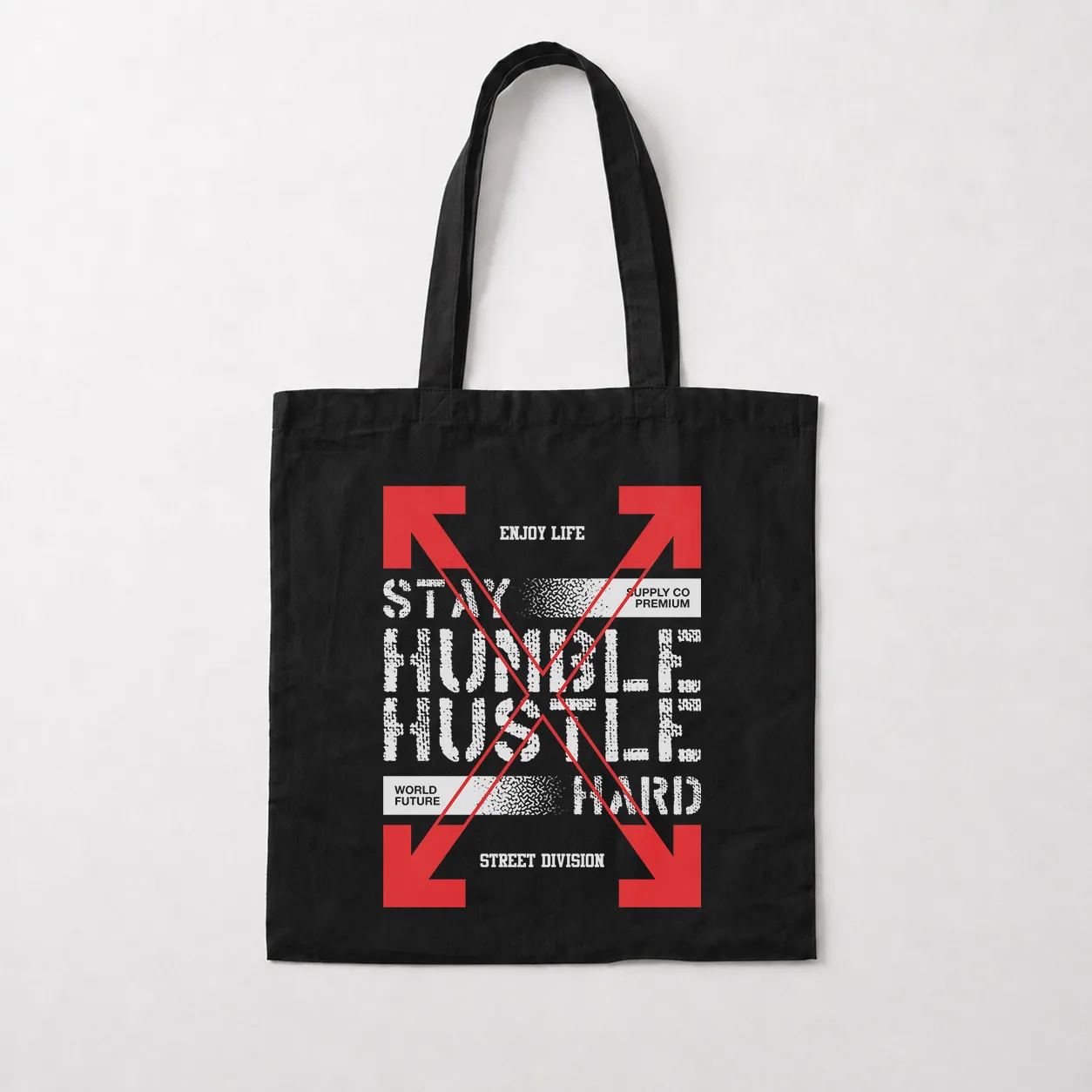 توت بگ طرح Stay Humble Hustle Hard Street Division کد 28464