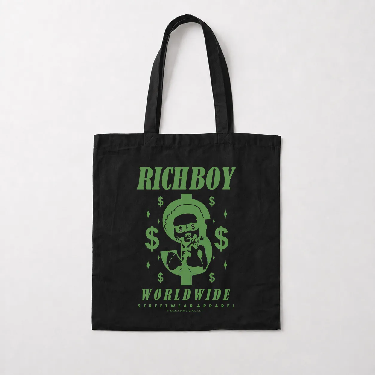 توت بگ پول و جمجمه طرح Richboy سبز کد 28617