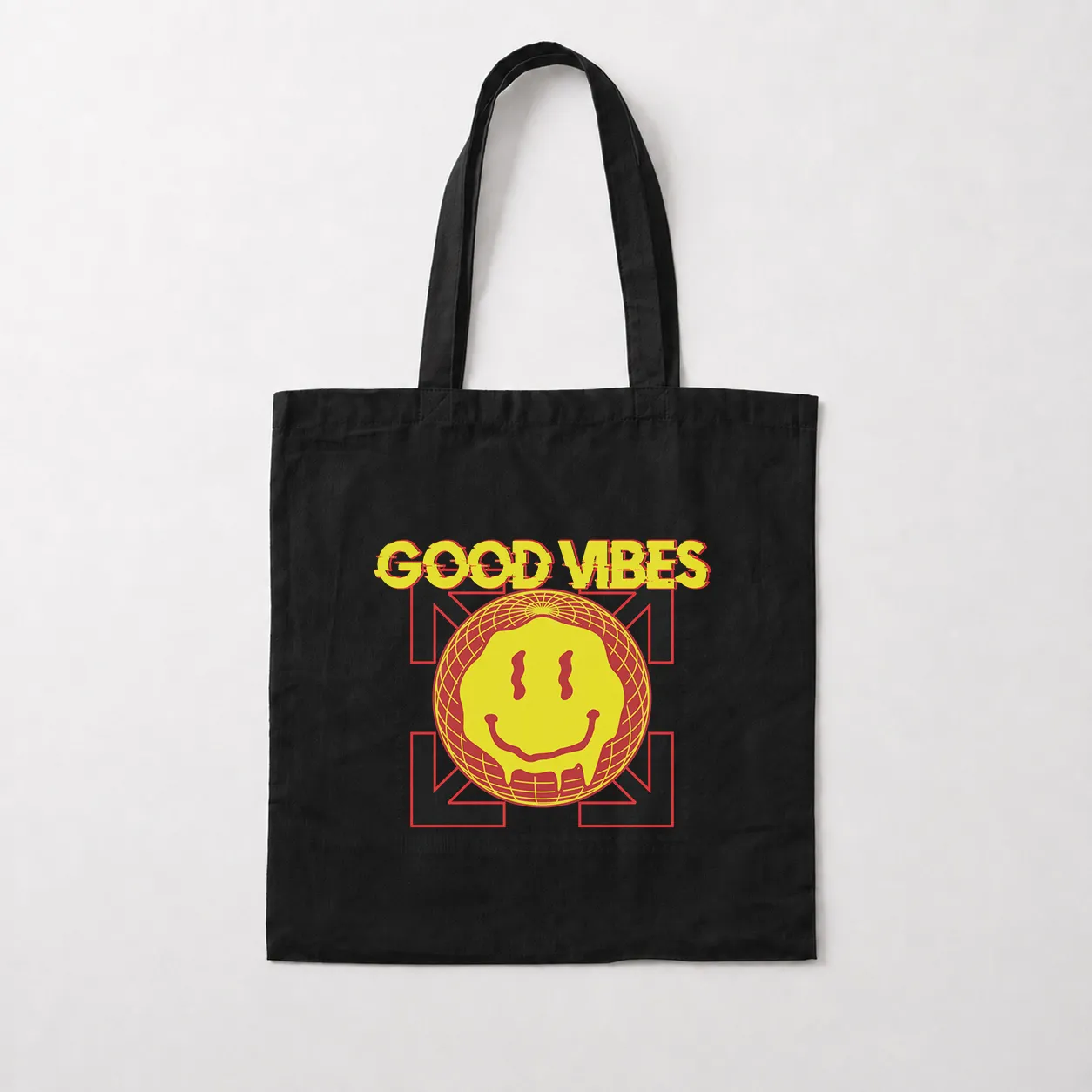 توت بگ لبخند طرح Good Vibes کد 28697