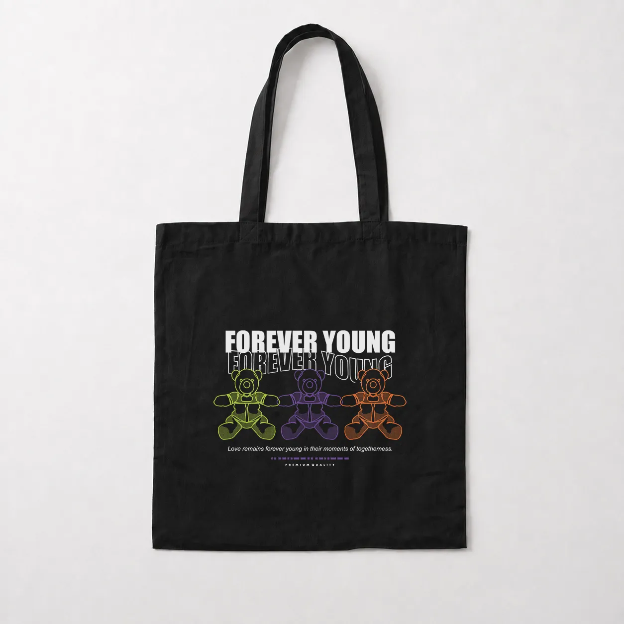 توت بگ خرس عروسکی طرح Forever Young کد 28706