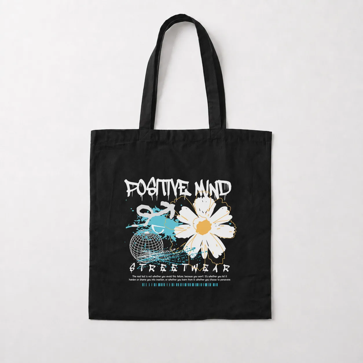 توت بگ گل بابونه طرح Positive Mind کد 28764