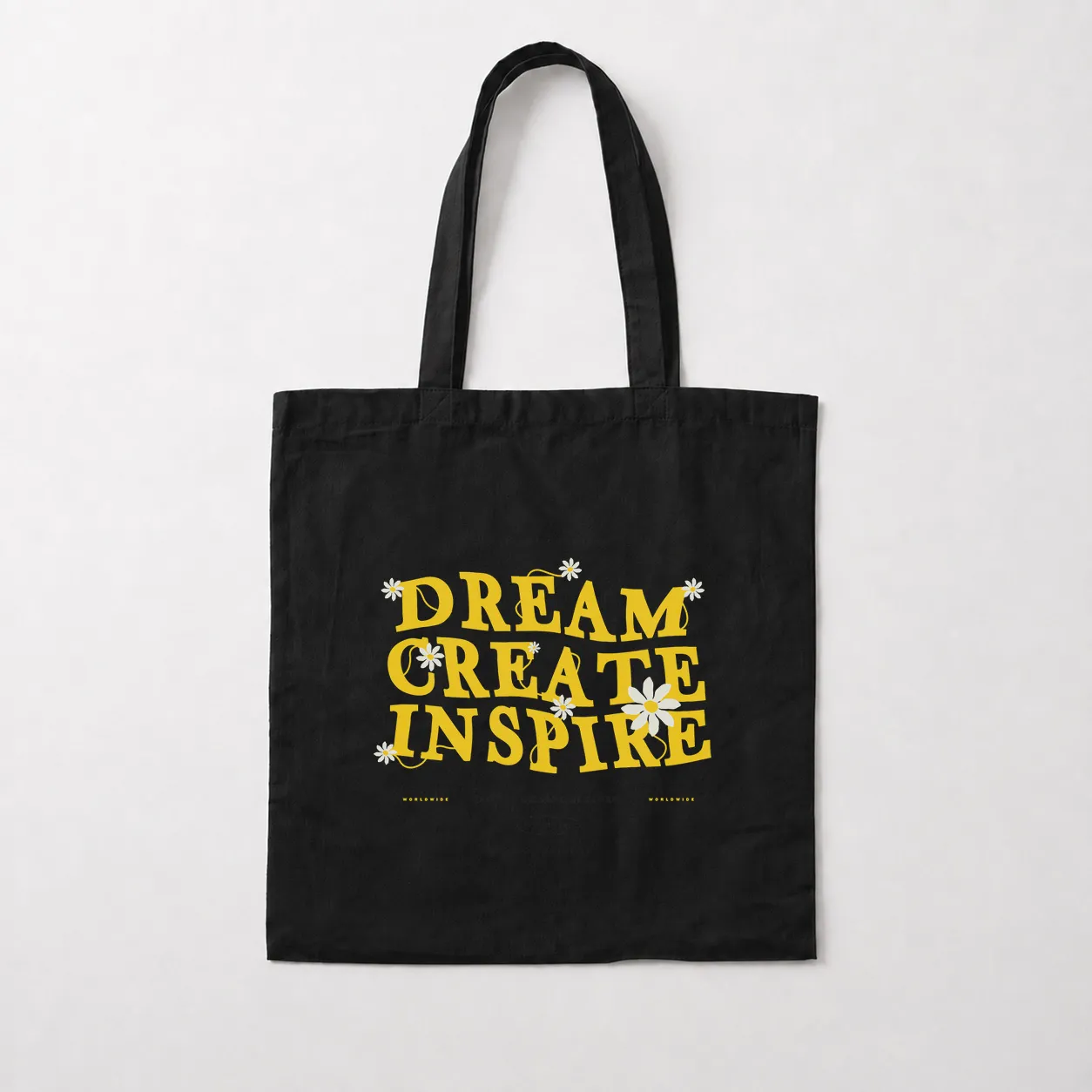 توت بگ نوشته Dream Create Inspire طرح مینیمال کد 28807