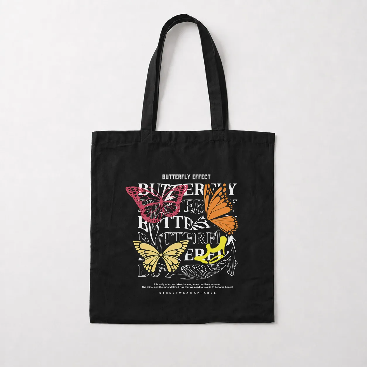 توت بگ پروانه طرح Butterfly Effect کد 28808