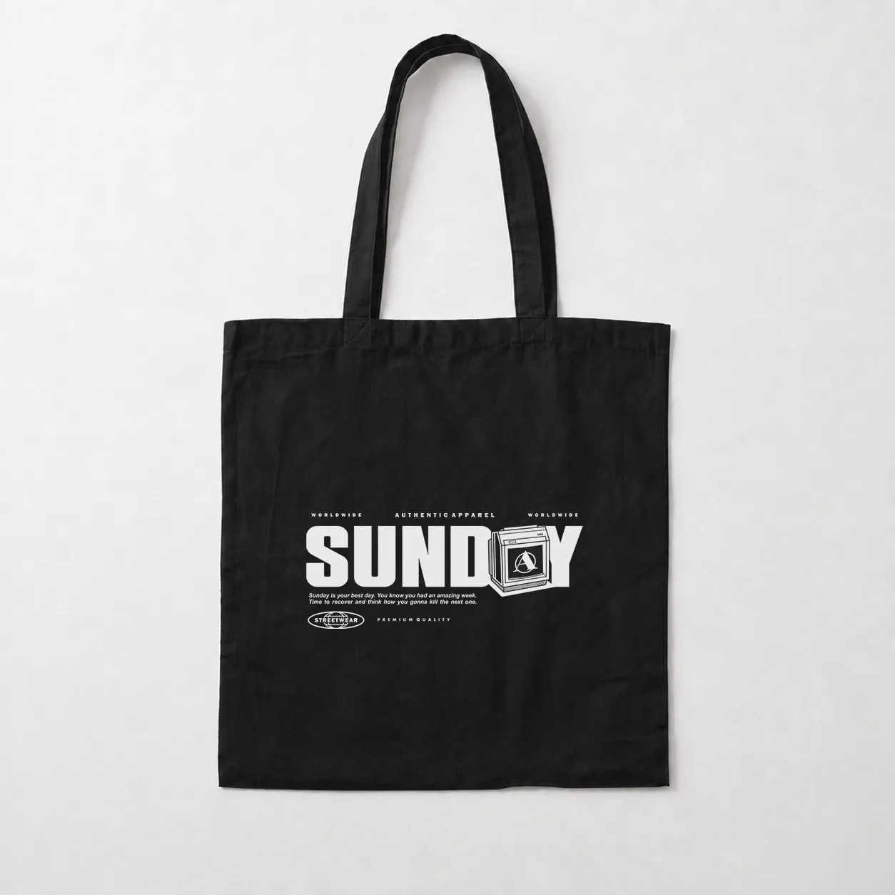 توت بگ تایپوگرافی Sunday کد 28814