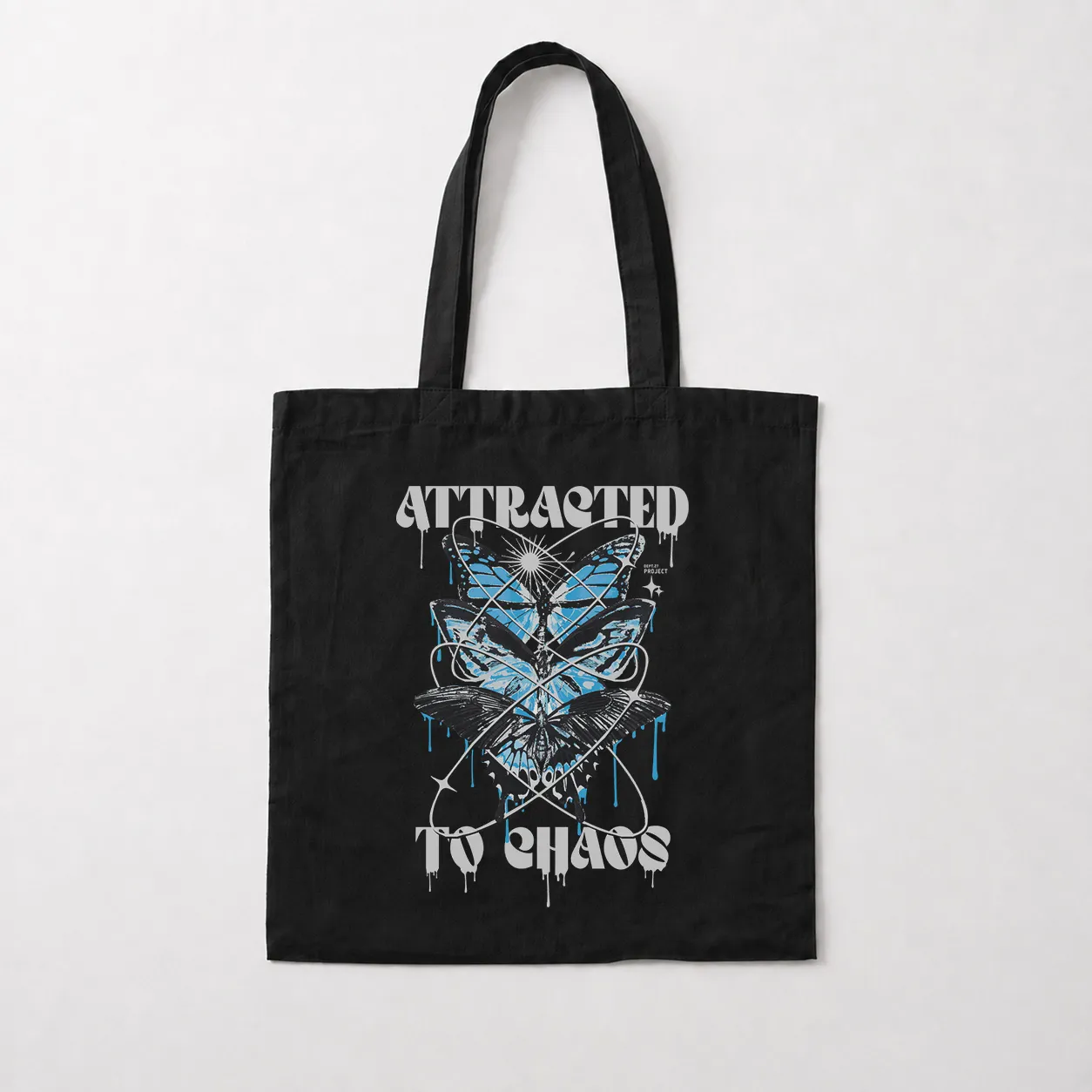 توت بگ پروانه طرح Attracted To Chaos کد 28904
