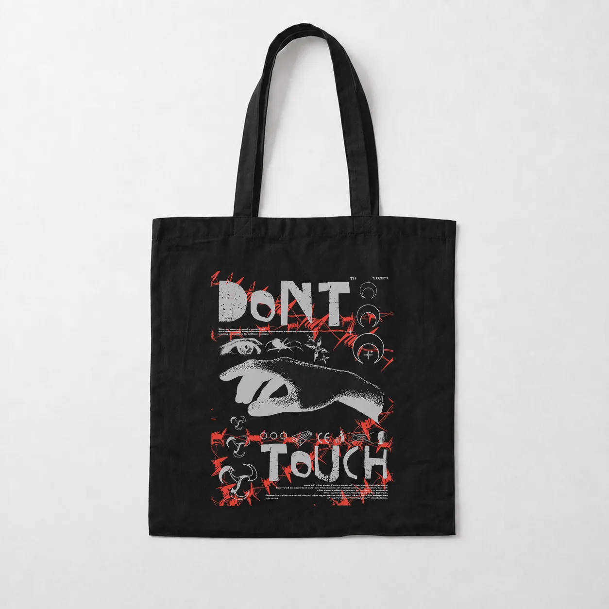 توت بگ گرافیکی طرح Don’t Touch کد 28918