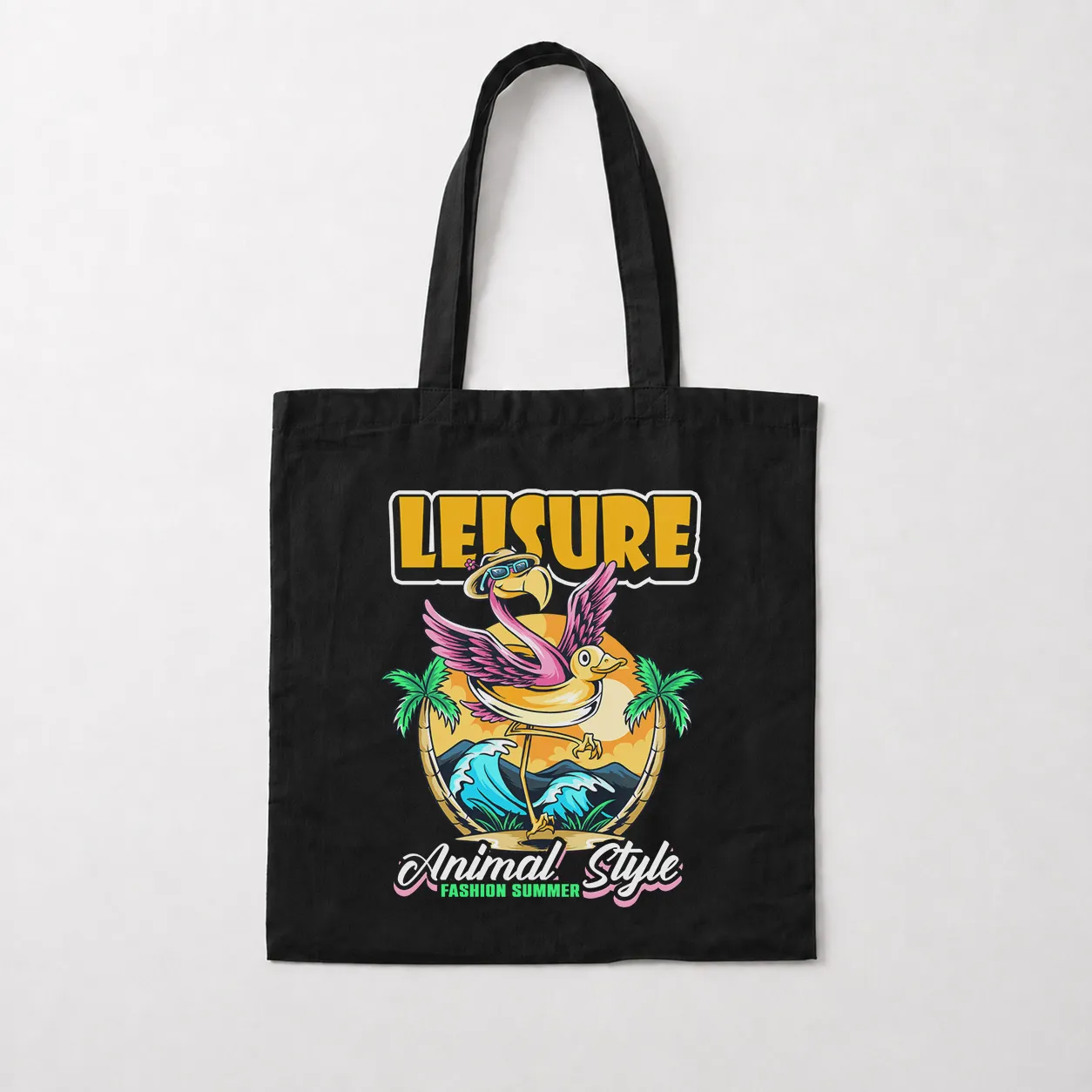توت بگ تابستانی فلامینگو طرح Animal Style کد 29011