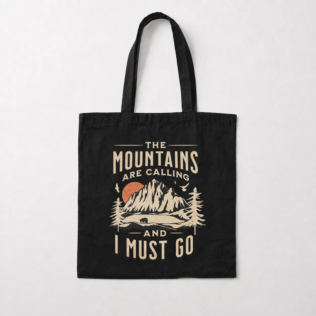 توت بگ کوهستان طرح The Mountains Are Calling کد 29498