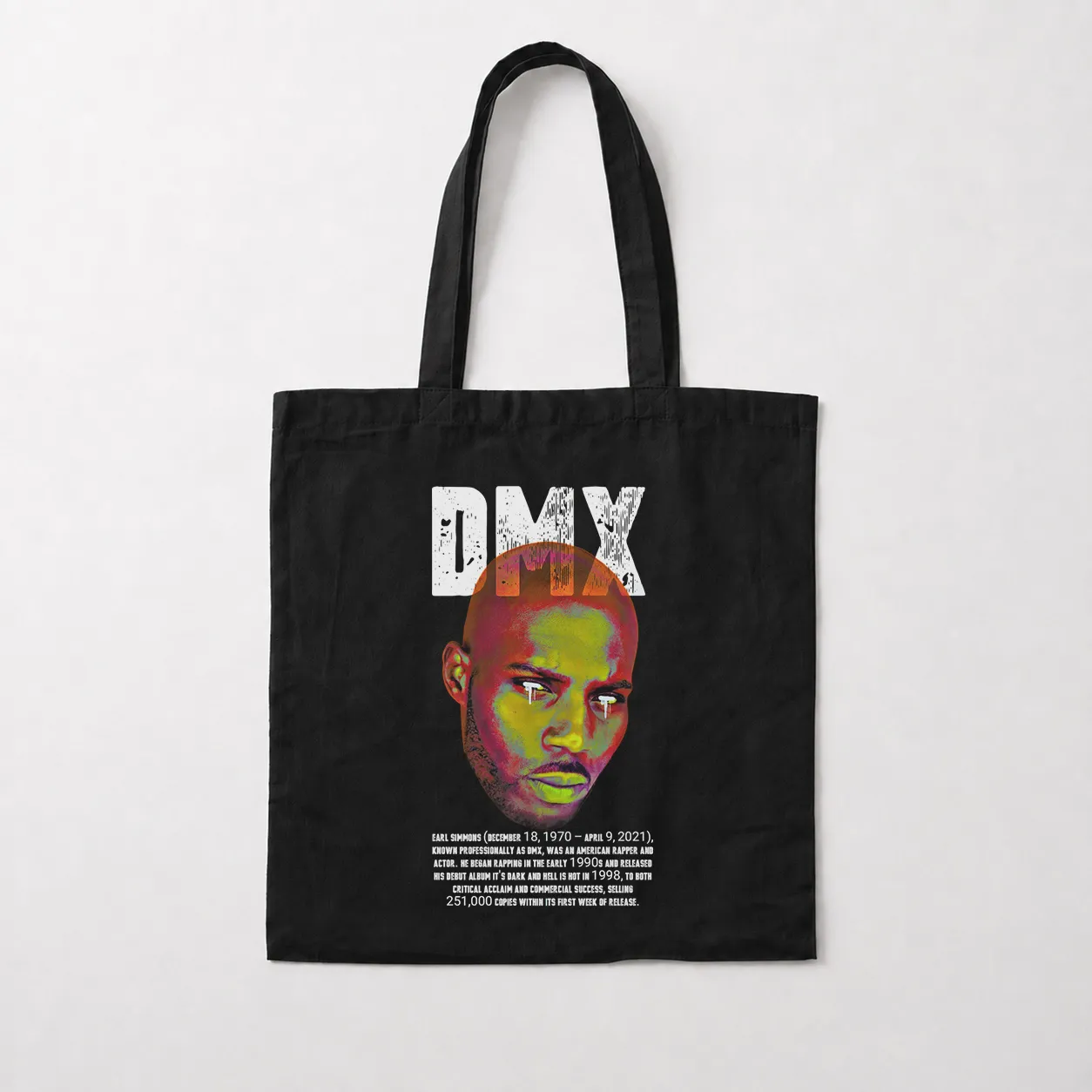 توت بگ دی‌ام‌ایکس طرح پرتره رپ (DMX) کد 29801