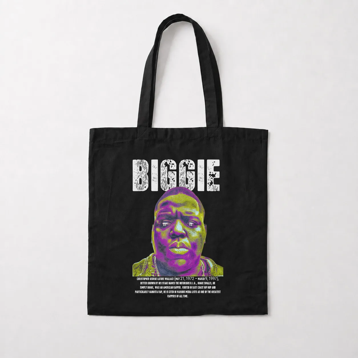 توت بگ بیگی طرح پرتره (Notorious B.I.G.) کد 29821