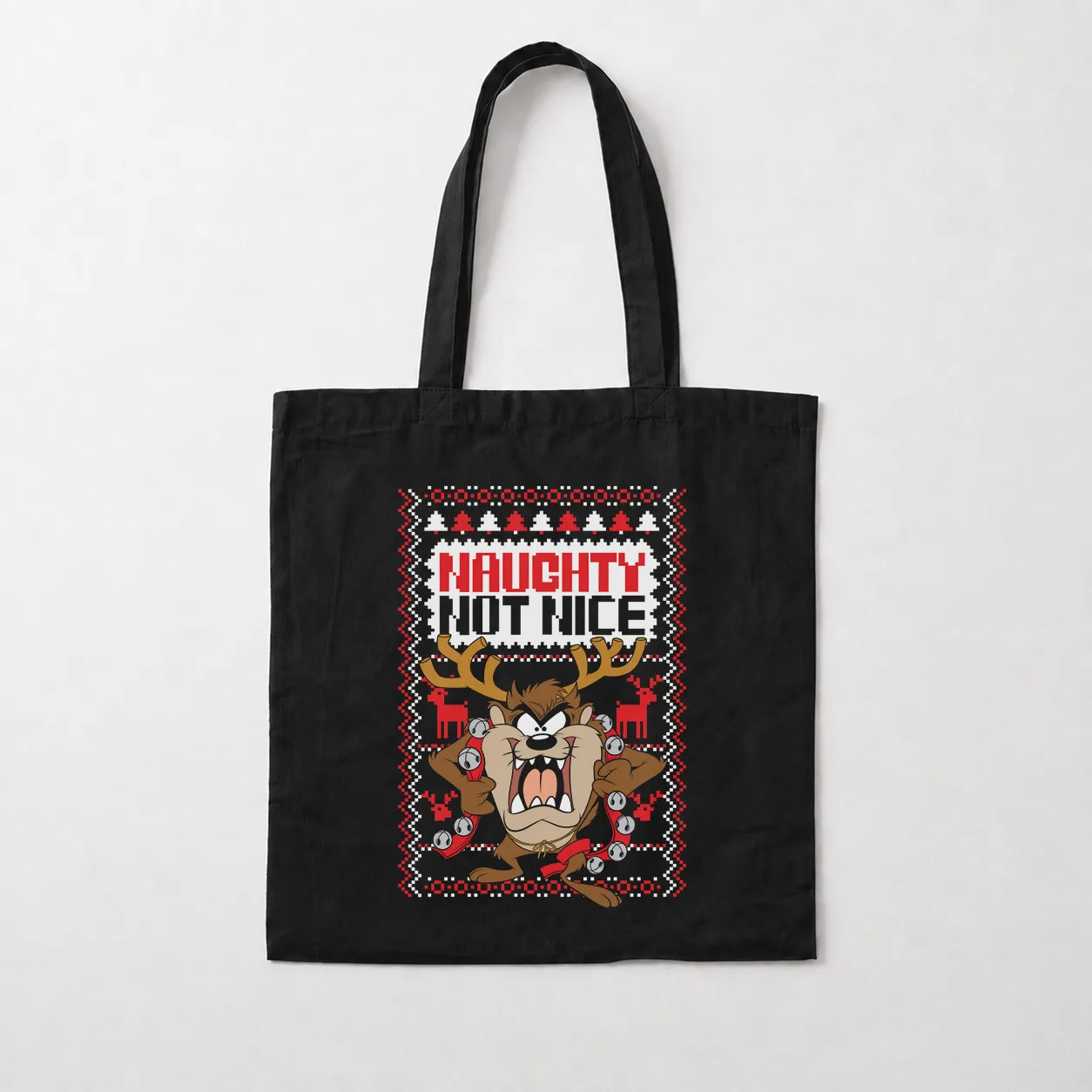 توت بگ تاز کریسمسی طرح Naughty Not Nice کد 30144
