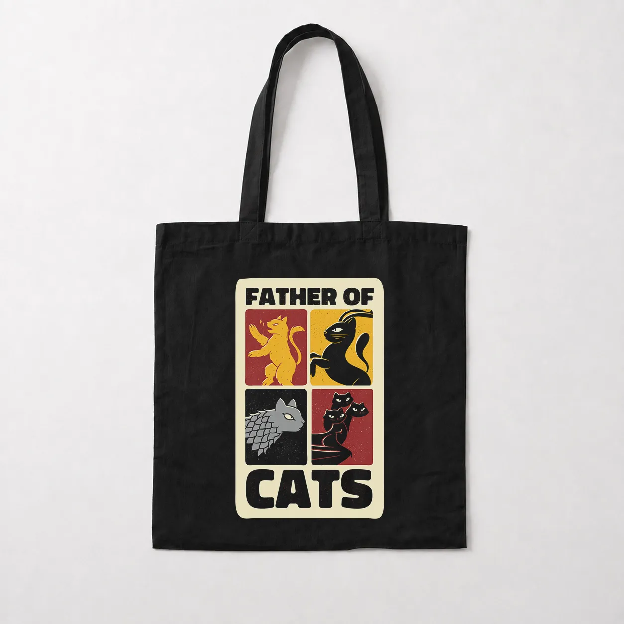 توت بگ گربه طرح Father of Cats کد 30438