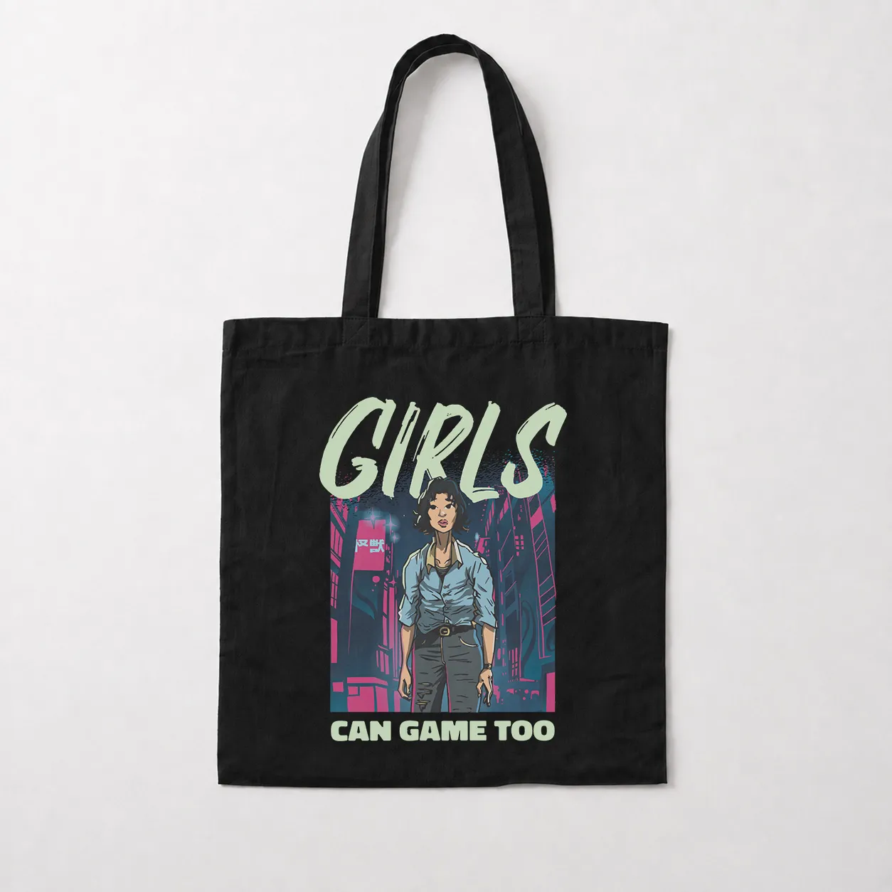 توت بگ گیمینگ طرح Girls Can Game Too کد 30447