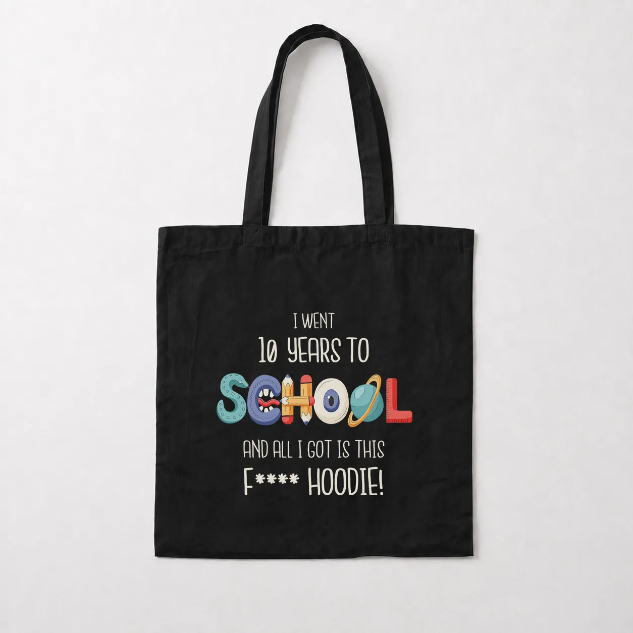 توت بگ تایپوگرافی طرح طنز مدرسه School Hoodie کد 30885