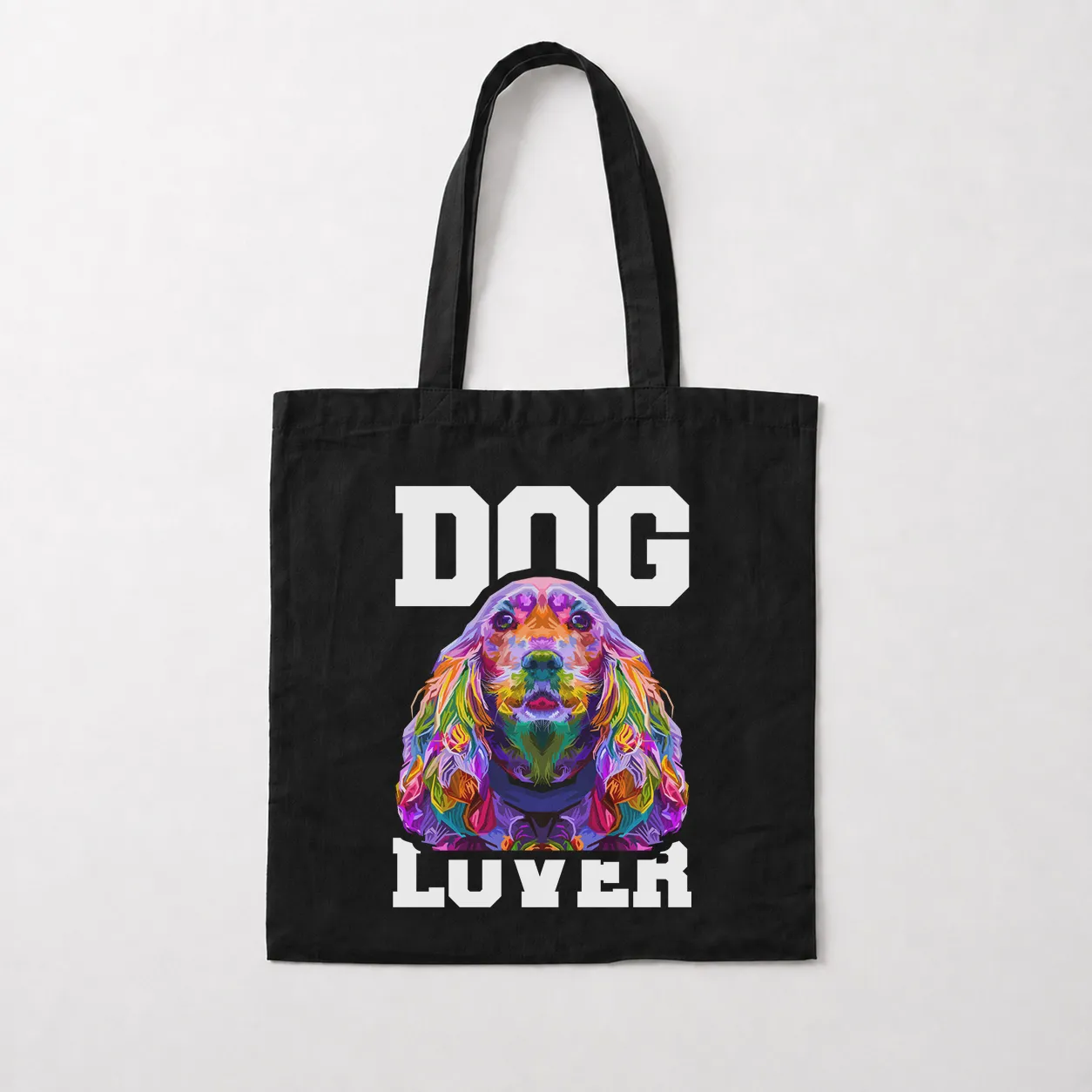 توت بگ سگ کوکر اسپانیل طرح رنگارنگ Dog Lover کد 30907